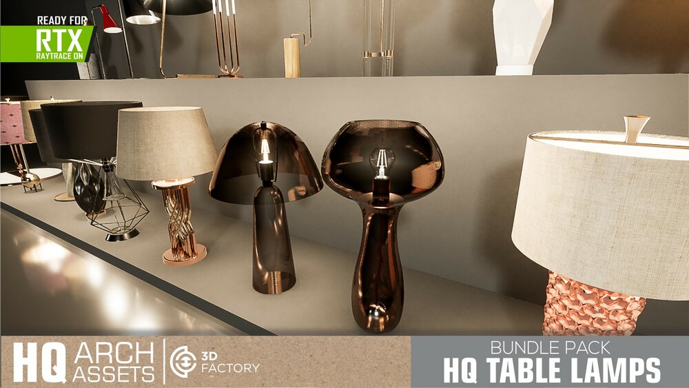 HQ Table Lamps BUNDLE PACK 