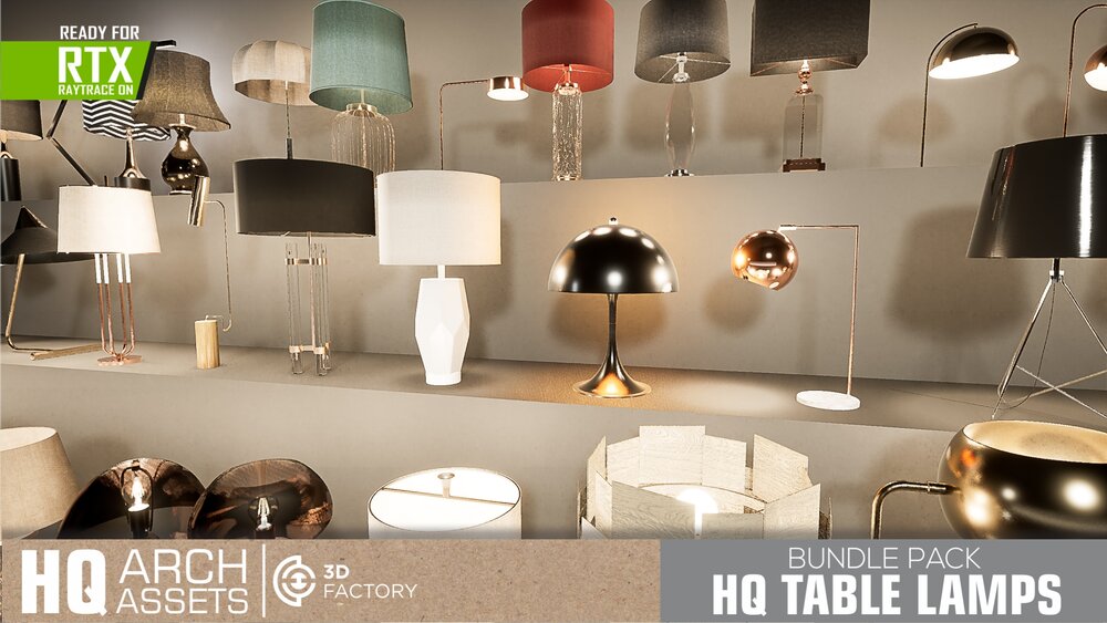 HQ Table Lamps BUNDLE PACK 