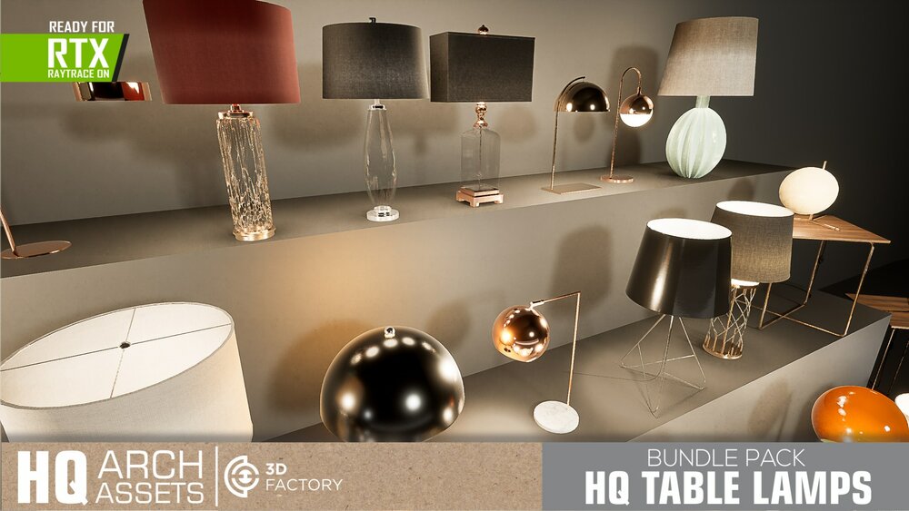 HQ Table Lamps BUNDLE PACK 