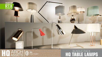 HQ Table Lamps BUNDLE PACK 