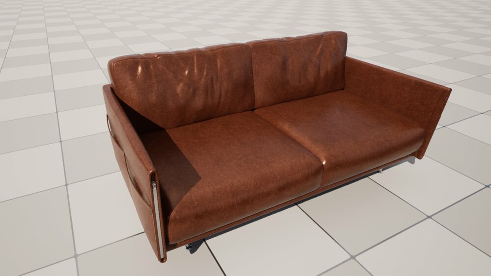 Realistic Sofa Col03 