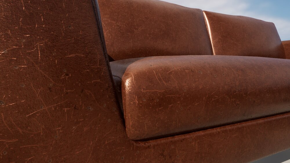 Realistic Sofa Col03 