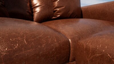 Realistic Sofa Col03 