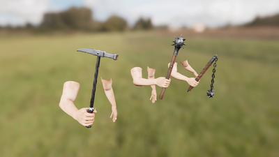 Animated Medieval Bludgeoning Weapons Pack 