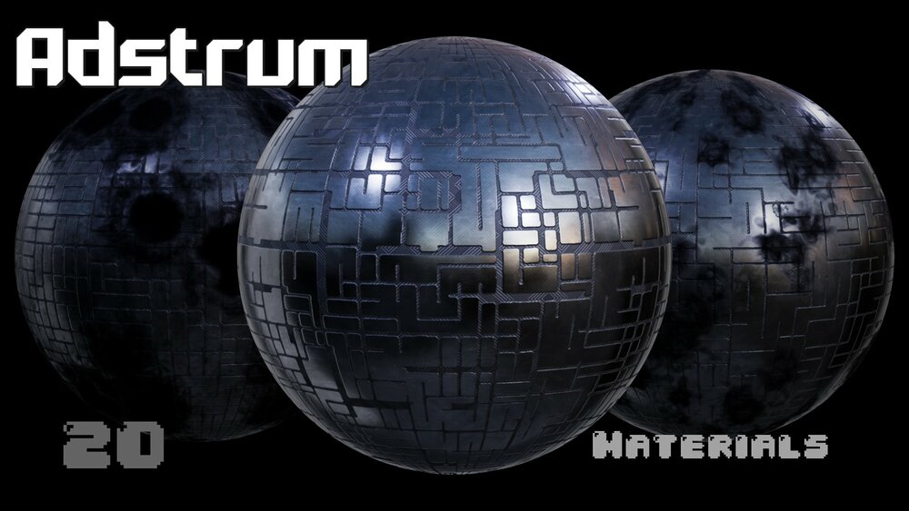 Adstrum - Scifi Materials Pack 