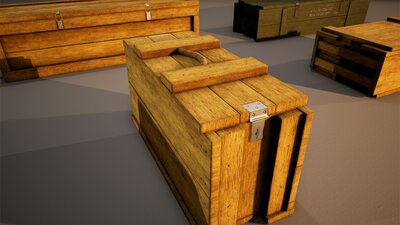 Openable Military Crates&Boxes 