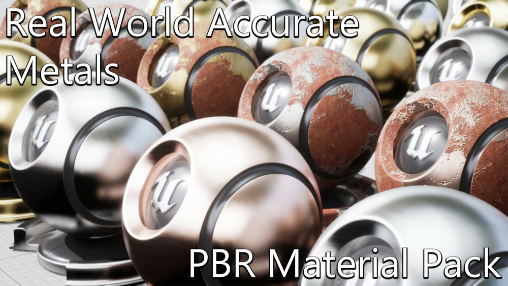 Real World Accurate Metals PBR Material Pack 