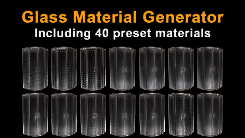 Frosted Glass Material Generator 