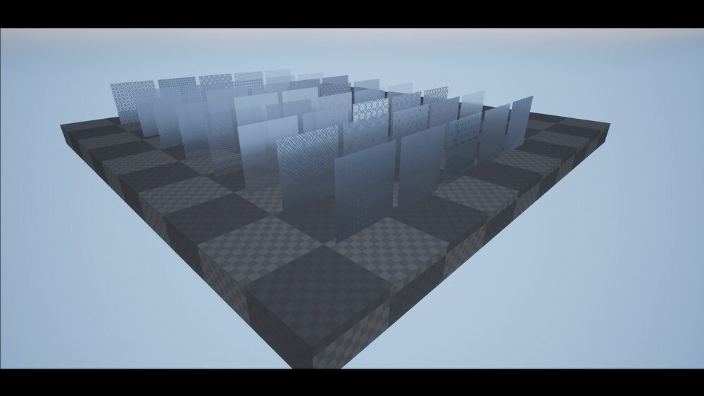 Frosted Glass Material Generator 