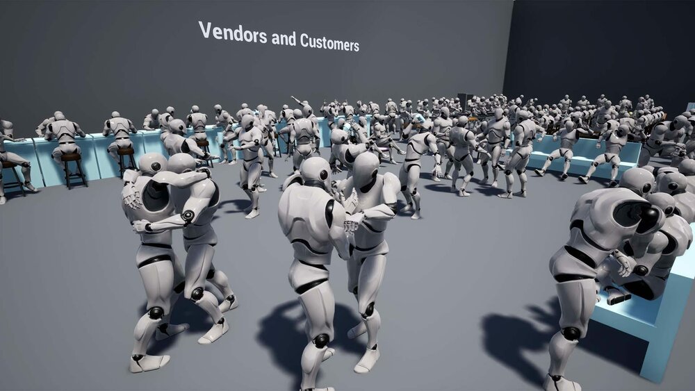 Vendors and Customer Animations 