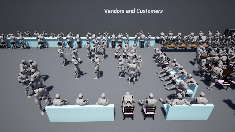 Vendors and Customer Animations 