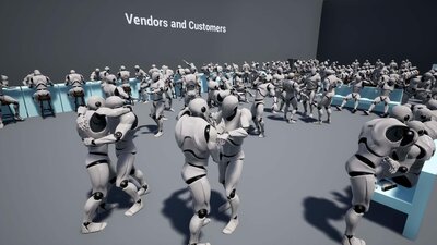 Vendors and Customer Animations 