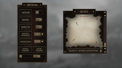 Viking RPG UI 