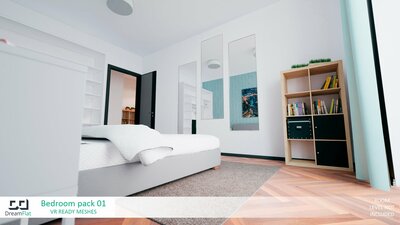 ArchViz Furniture - Bedroom Set 