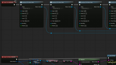 Dynamic nested Radial/Pie menu 