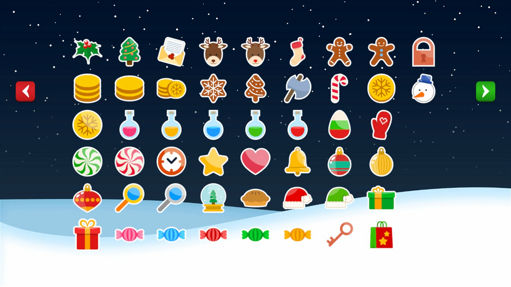 Christmas Xmas Winter GUI UI Kit + icons + widgets + PSD/AI source files 