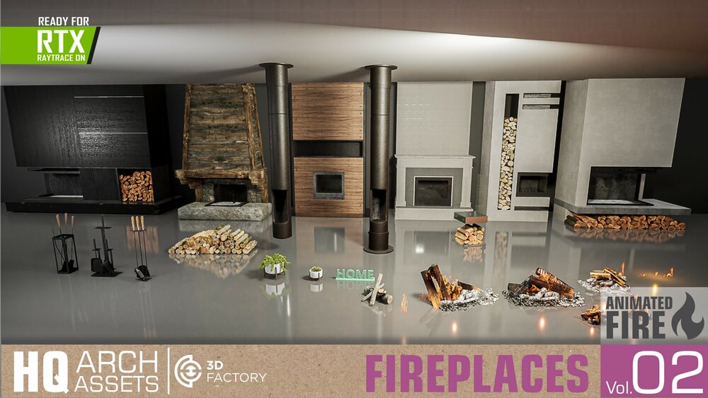 HQ Fireplaces Vol. 2 