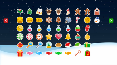 Christmas Xmas Winter GUI UI Kit + icons + widgets + PSD/AI source files 