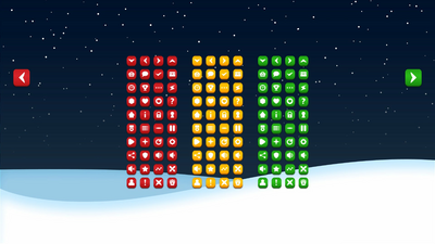 Christmas Xmas Winter GUI UI Kit + icons + widgets + PSD/AI source files 