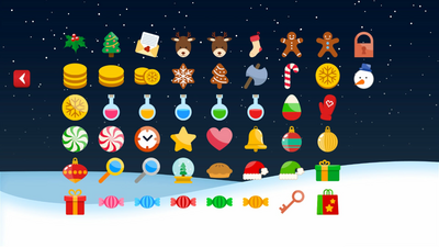 Christmas Xmas Winter GUI UI Kit + icons + widgets + PSD/AI source files 