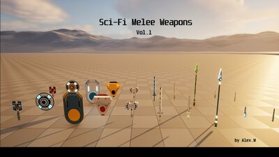 Sci-Fi Melee Weapons Vol.1 