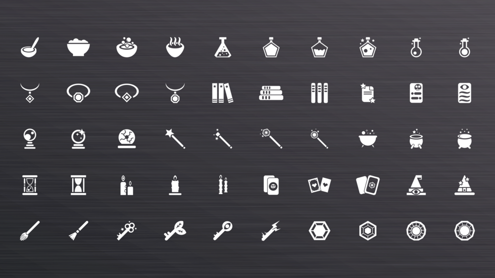 Customisable Icon Pack: Magic 