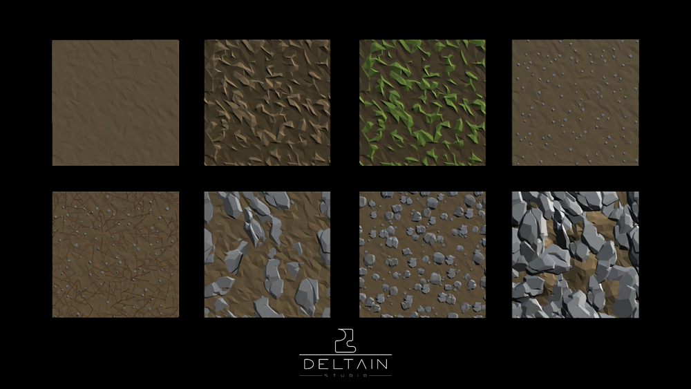 LowPoly Dirt Texture 