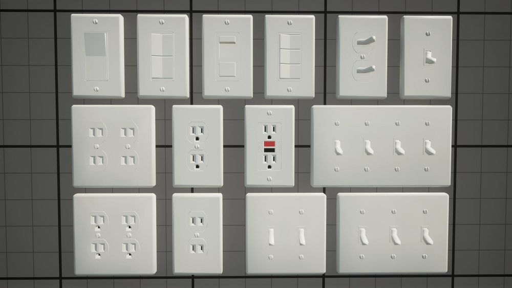 NA Electrical Outlet and Switch Pack 