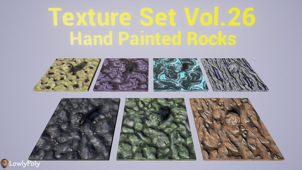 Rocks Vol.26 - Hand Painted Textures 