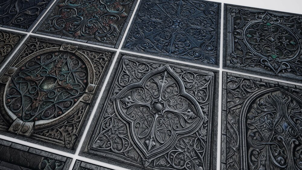 30 Medieval Gothic Materials Pack 03 