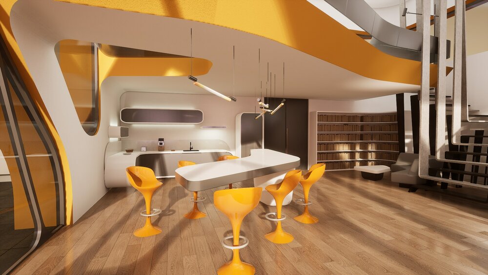 Futuristic Loft 