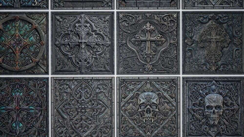 30 Medieval Gothic Materials Pack 03 