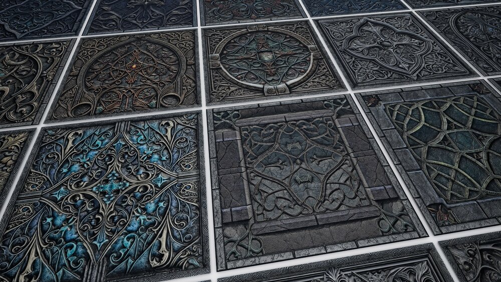 30 Medieval Gothic Materials Pack 03 