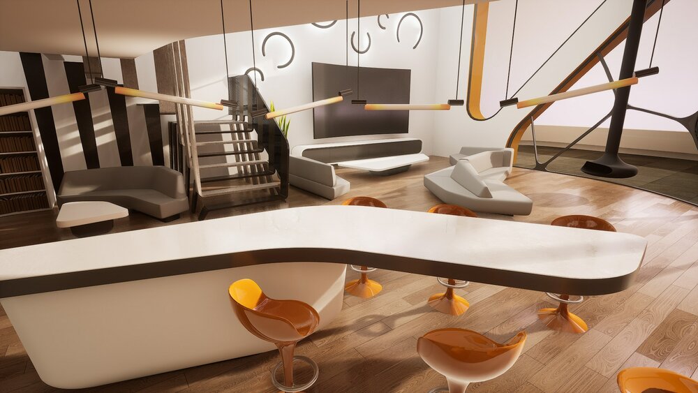 Futuristic Loft 