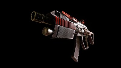 Sci-fi Futuristic Assault Rifle 