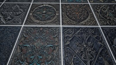 30 Medieval Gothic Materials Pack 03 