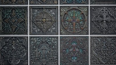 30 Medieval Gothic Materials Pack 03 