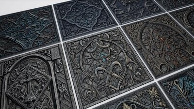 30 Medieval Gothic Materials Pack 03 