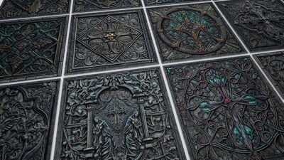 30 Medieval Gothic Materials Pack 03 