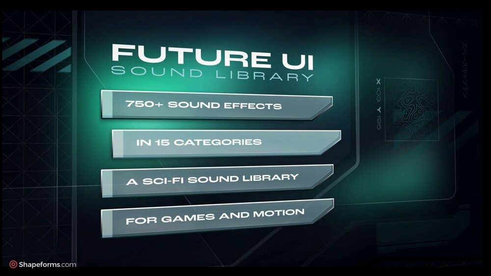 Future UI Sound Library 