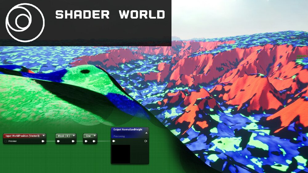 Shader World : procedural landscape, ocean, foliage 