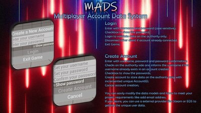 Multiplayer Account Data System (MADS) 