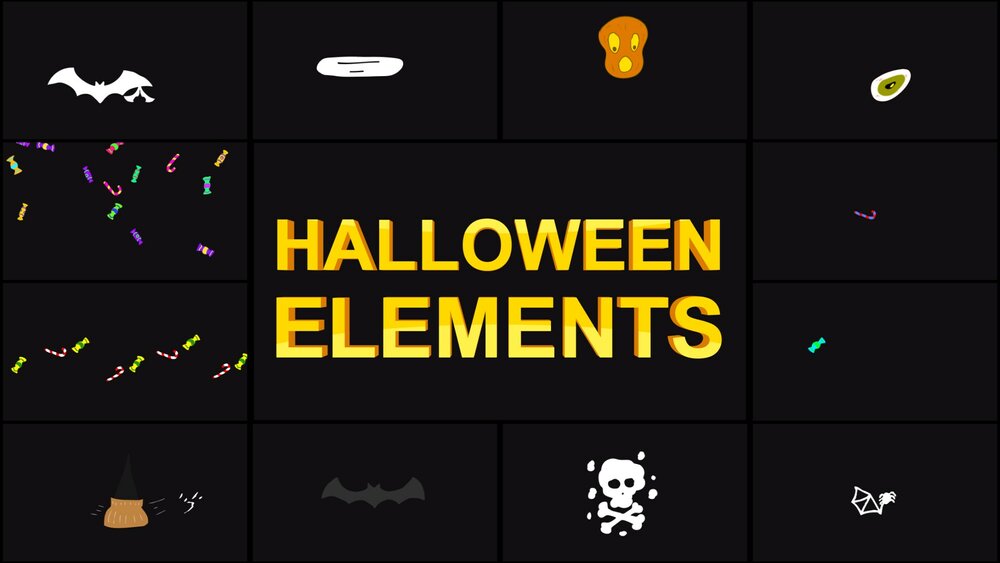 Halloween Elements 