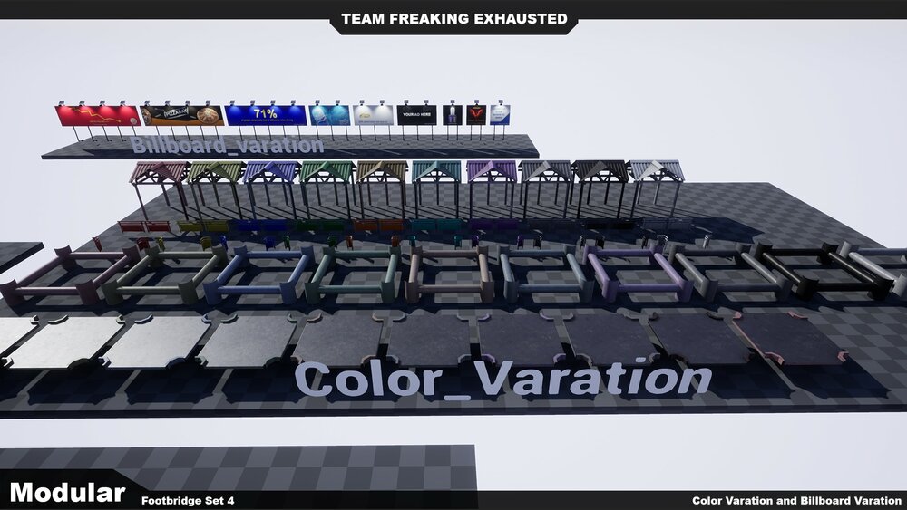 Modular Footbridge Set 4 