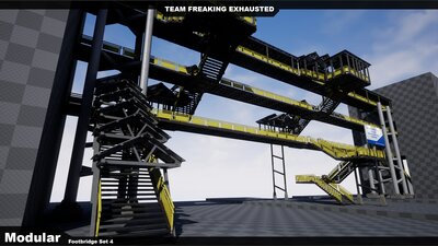 Modular Footbridge Set 4 