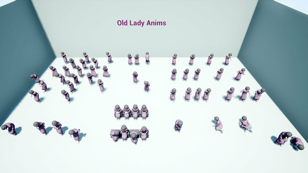 Old Lady Anims 