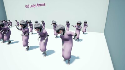 Old Lady Anims 