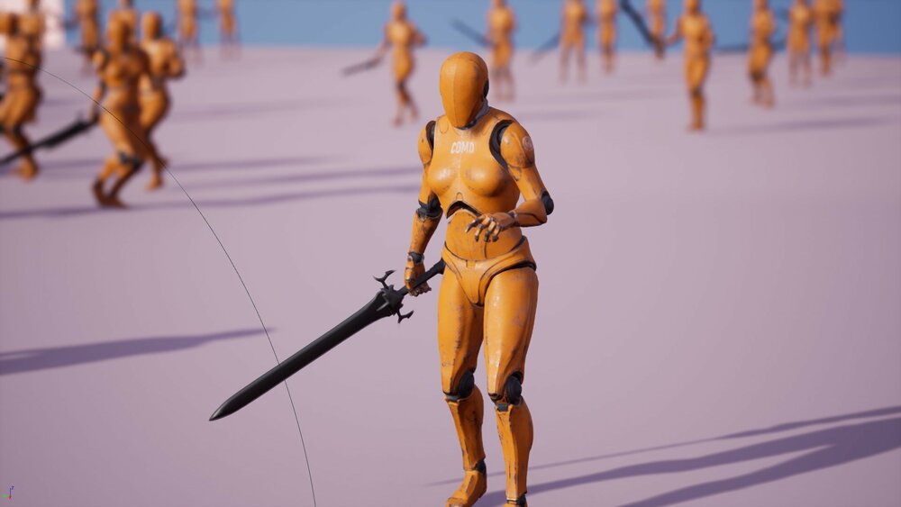 Female Warrior - Anim Pack 