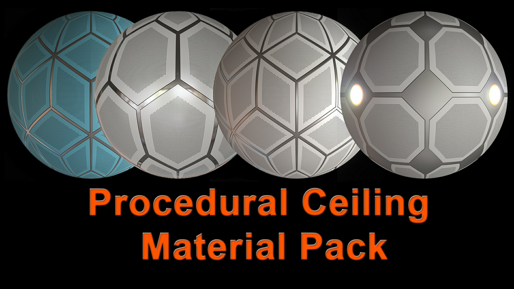 Procedural Ceiling  Material Pack 