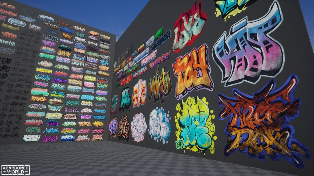 Graffiti Pack Decals 5 in 1 